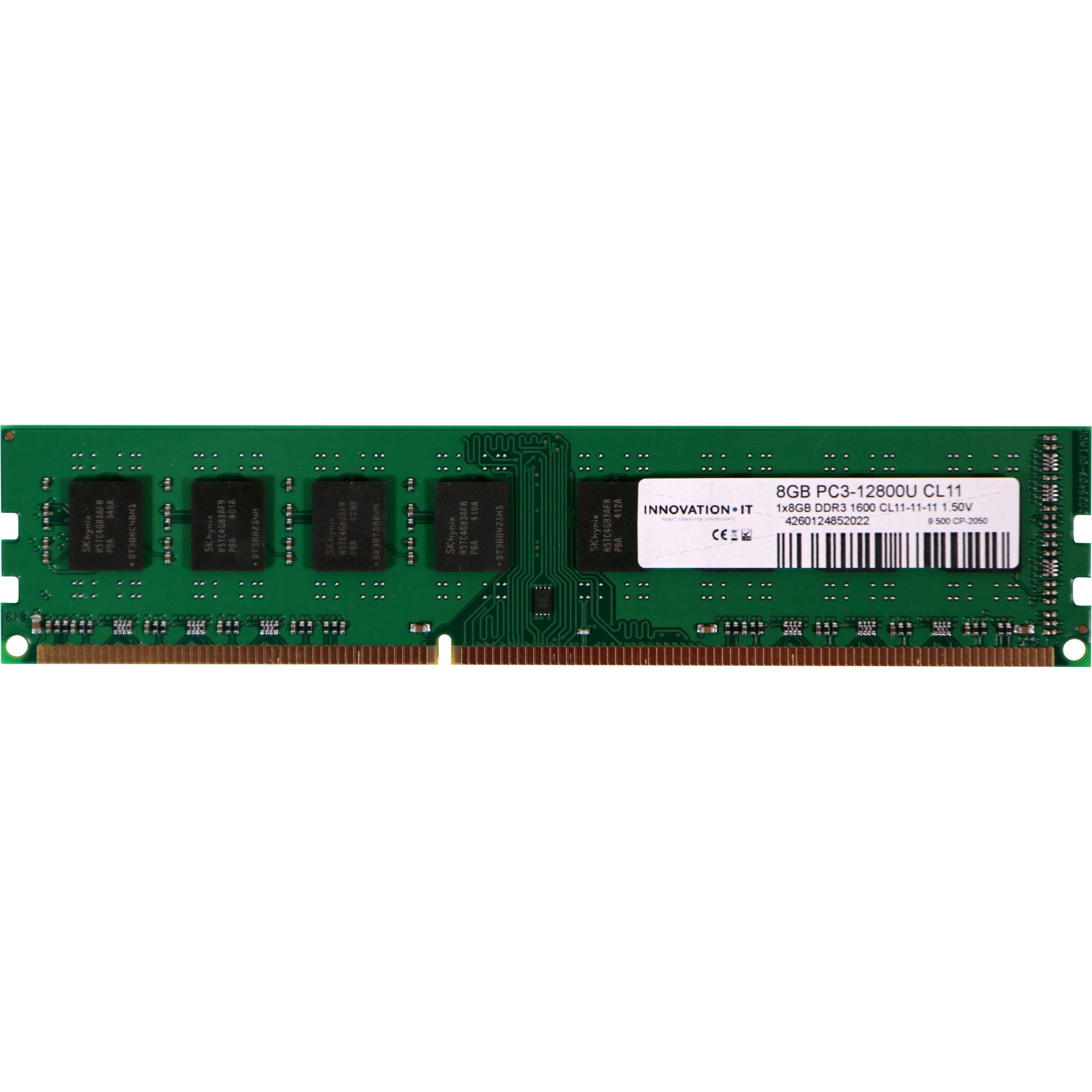 RAM 1600 8GB Innovation IT CL11 1.5V LD