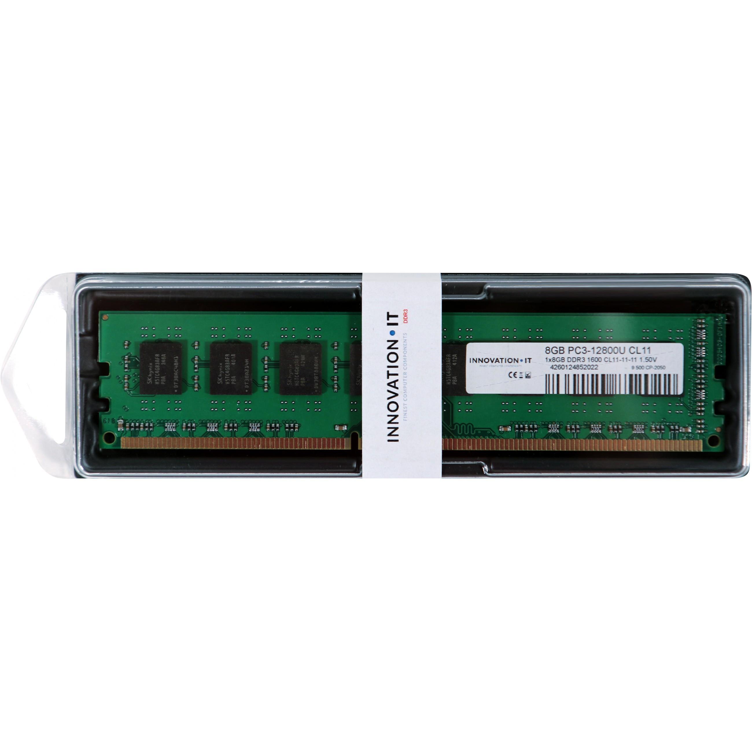 RAM 1600 8GB Innovation IT CL11 1.5V LD