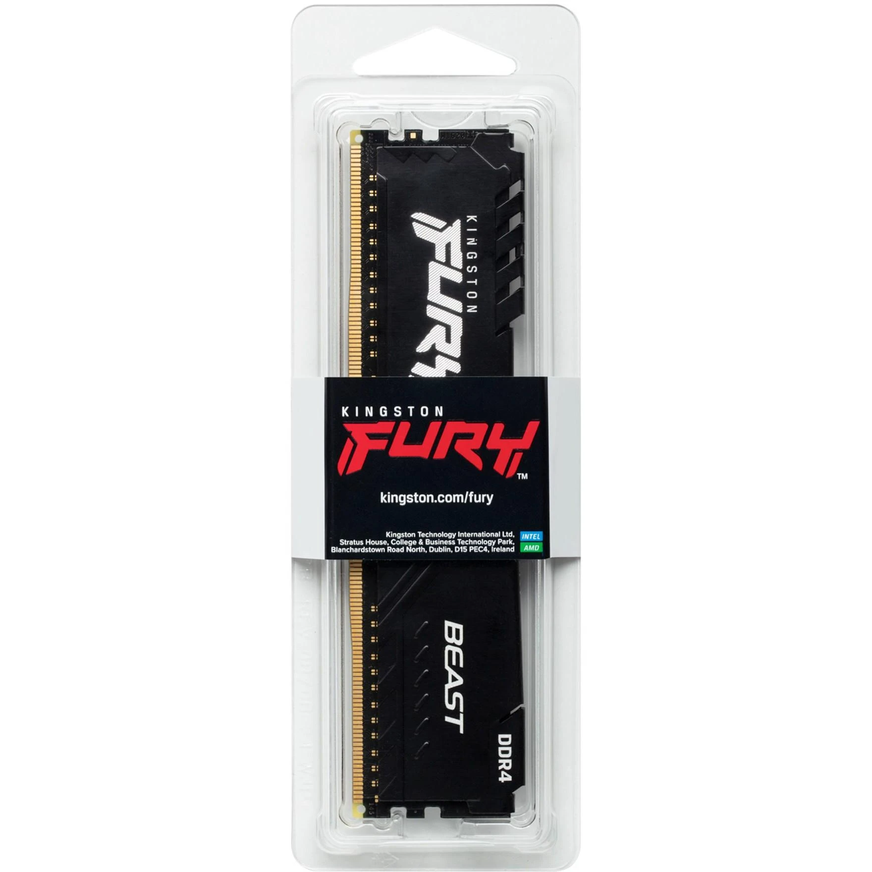 RAM Kingstonas | Fury Beast | 16 GB | DDR4 | 3200 MHz | PC/serveris | Registracijos Nr. | ECC Nr