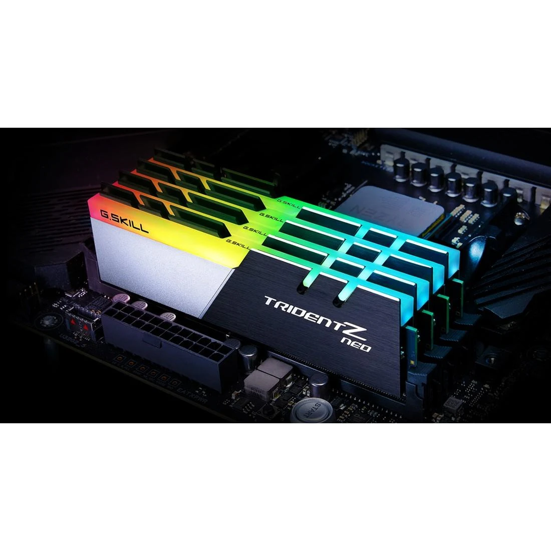 RAM G.SKILL F4-3600C16D-32GTZNC G.Skill Trident Z Neo (skirta AMD) DDR4 32GB (2x16GB) 3600MHz CL16 1.35V XMP 2.0