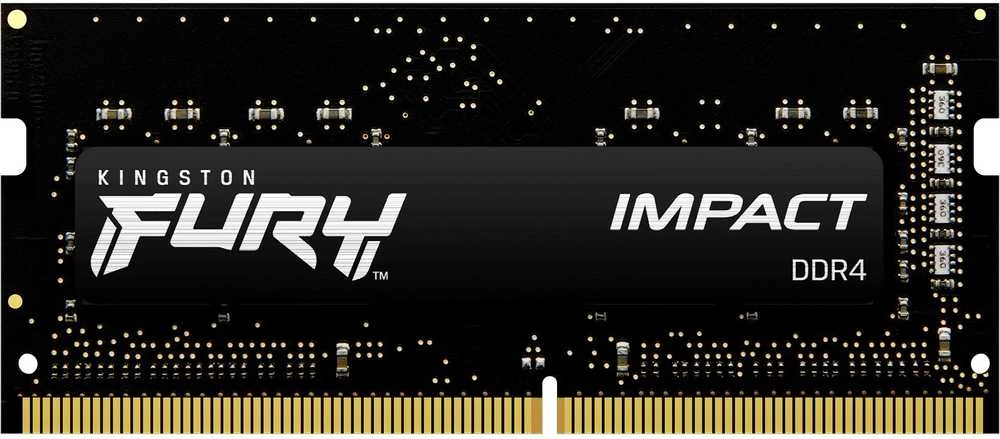 Operatyvioji atmintis (RAM) Kingston Fury Impact, 32GB (16GB 2G x 64-Bit x 2 vnt.) | KF432S20IBK2/32