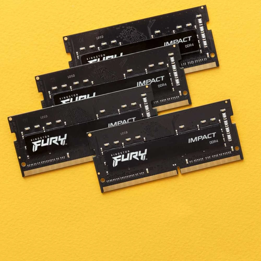 Operatyvioji atmintis (RAM) Kingston Fury Impact, 32GB (16GB 2G x 64-Bit x 2 vnt.) | KF432S20IBK2/32