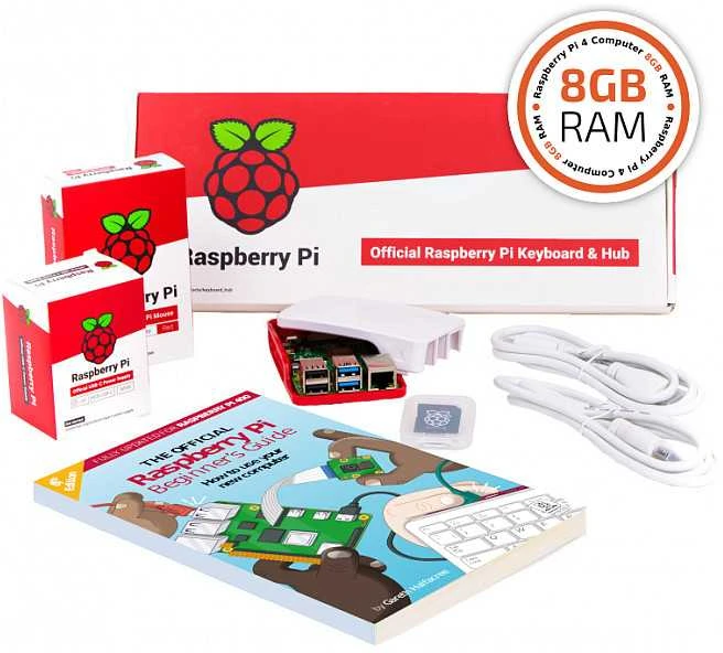 Raspberry Pi 4B 8GB pilnas komplektas su priedais