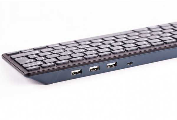Oficiali Raspberry Pi klaviatūra QWERTZ – juoda