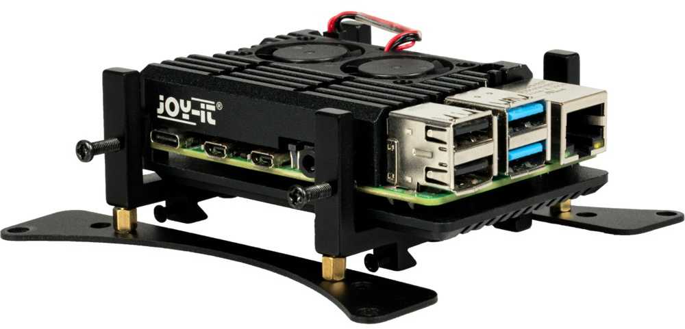 Joy It Laikiklis do komputera Raspberry Pi UNIVERSAL HALTERUNG HUTSCHIENE