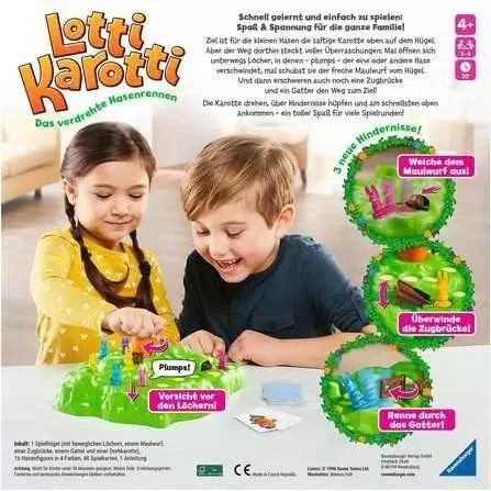 Ravensburger Ravensburger Lotti Karotti: Susuktos triušių lenktynės