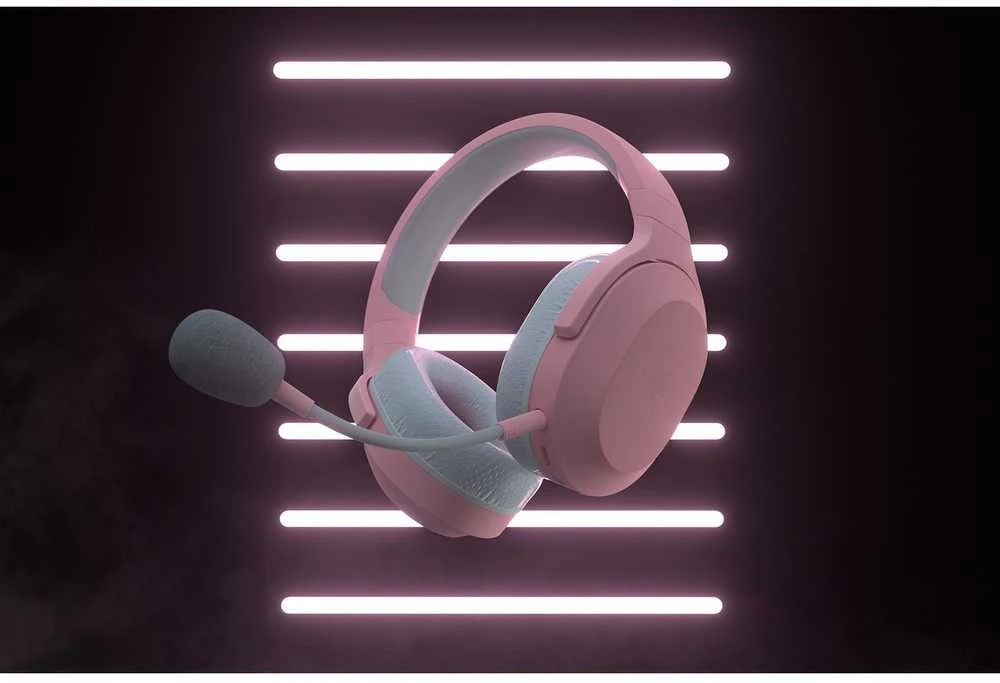 Razer Barracuda X Quartz (2022) Ausinės Žaidimams, Rožinės spalvos , Belaidės/su laidu, Ant ausų uždedamos