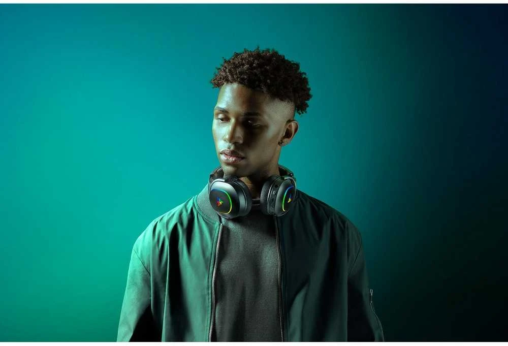 Razer | Ausinės Žaidimams | Barracuda X Chroma | Belaidės | Over-Ear | Mikrofonas | Belaidės | Juodas
