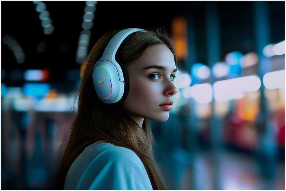 Razer | Ausinės Žaidimams | Barracuda X Chroma | Belaidės | Over-Ear | Mikrofonas | Belaidės | Baltas