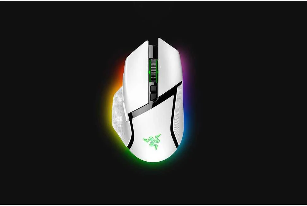 Razer | Basilisk V3 Pro | Wireless | Pelė žaidimams | Bluetooth | Baltas | Yes