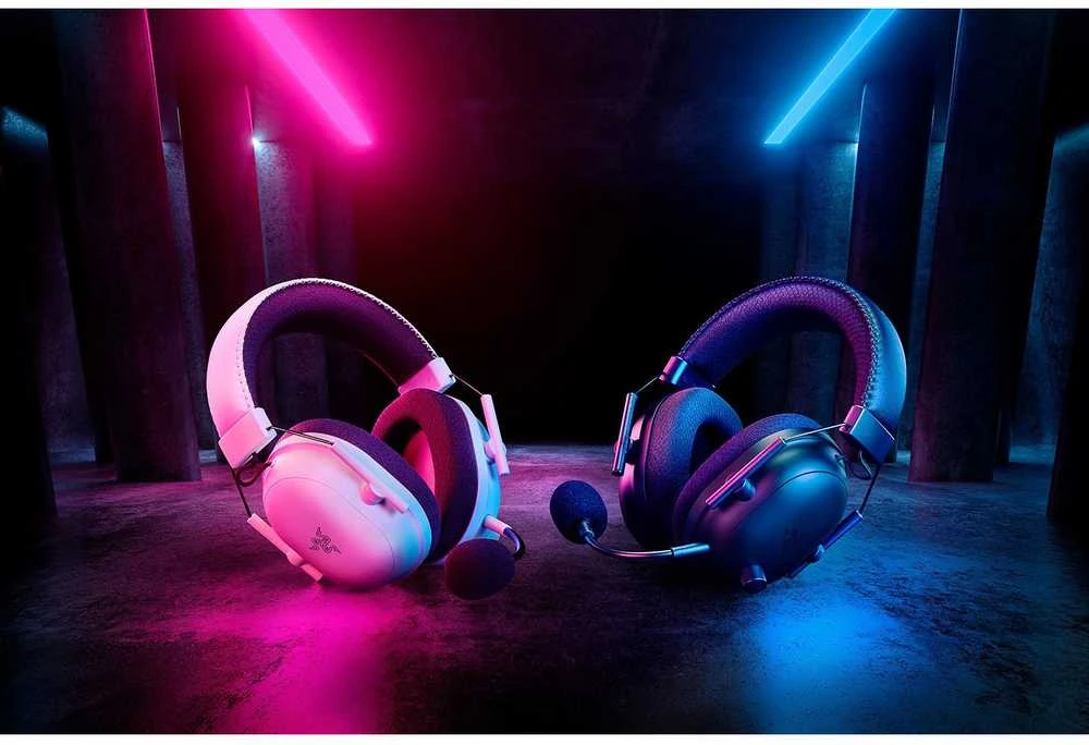 Razer BlackShark V2 Pro belaidės ausinės (2023), Baltos spalvos