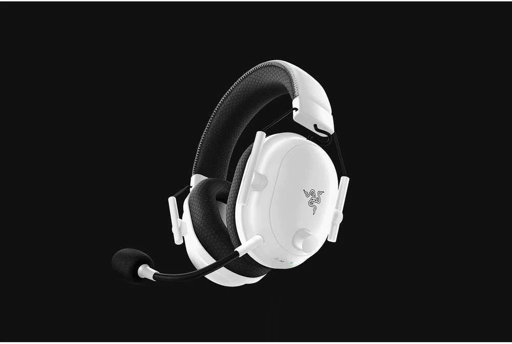 Razer BlackShark V2 Pro belaidės ausinės (2023), Baltos spalvos