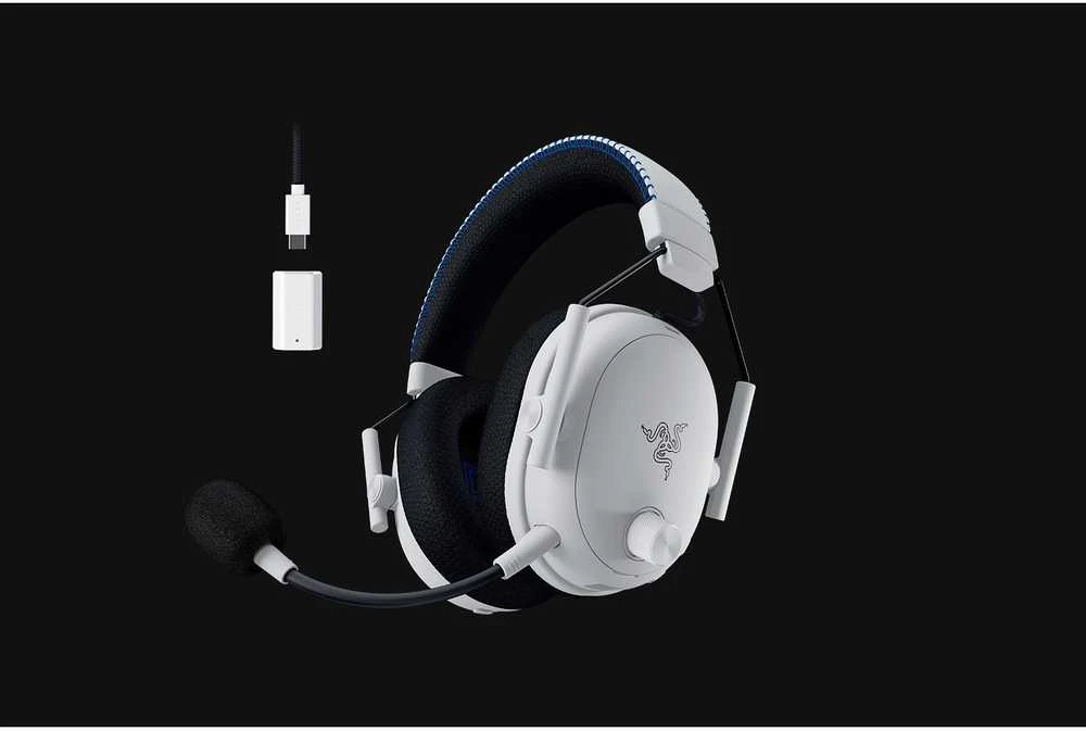 Razer BlackShark V3 Pro skirta PlayStation Ausinės Žaidimams, Over-Ear,Belaidės, Baltas | Razer