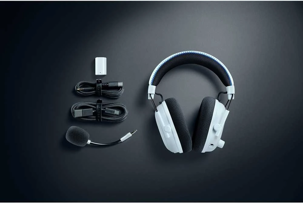 Razer BlackShark V3 Pro skirta PlayStation Ausinės Žaidimams, Over-Ear,Belaidės, Baltas | Razer