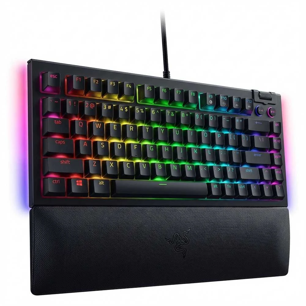 Klaviatūra žaidimams Razer BlackWidow V4 Pro Razer Oranžinis (tactile) su laidu mechaninė su pašvietimu juoda