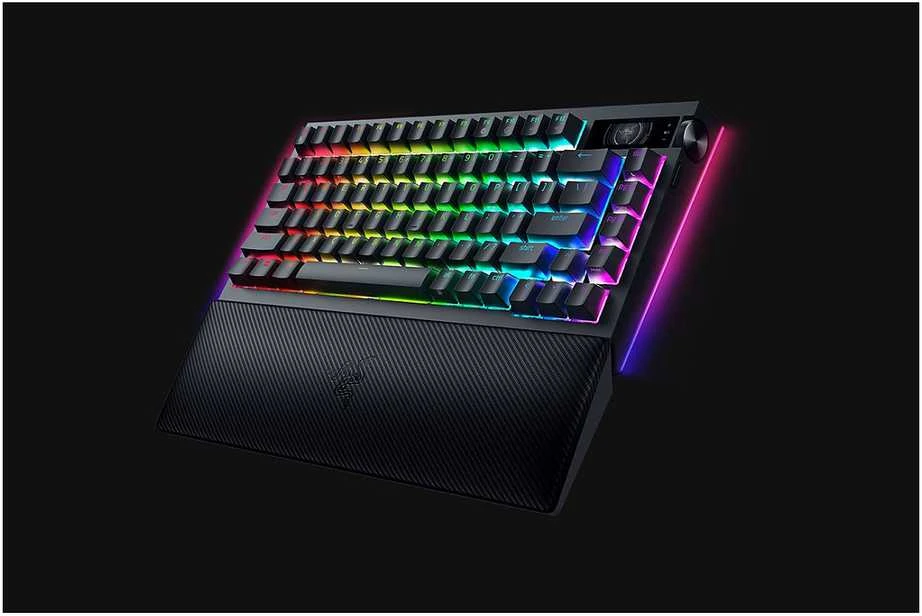 Klaviatūra žaidimams Razer BlackWidow V4 Pro Razer Oranžinis (tactile) su laidu mechaninė su pašvietimu juoda