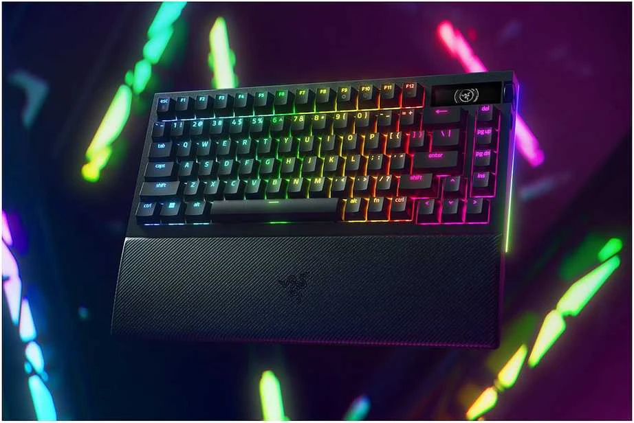 Klaviatūra žaidimams Razer BlackWidow V4 Pro Razer Oranžinis (tactile) su laidu mechaninė su pašvietimu juoda