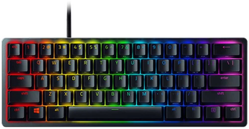 Klaviatūra Razer Huntsman Mini (juodas. DE-išdėstymas. Razer Linear Optical (Raudona))