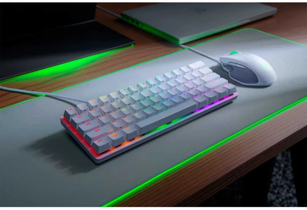 Klaviatūra Razer Huntsman Mini Mercury Redaguoti