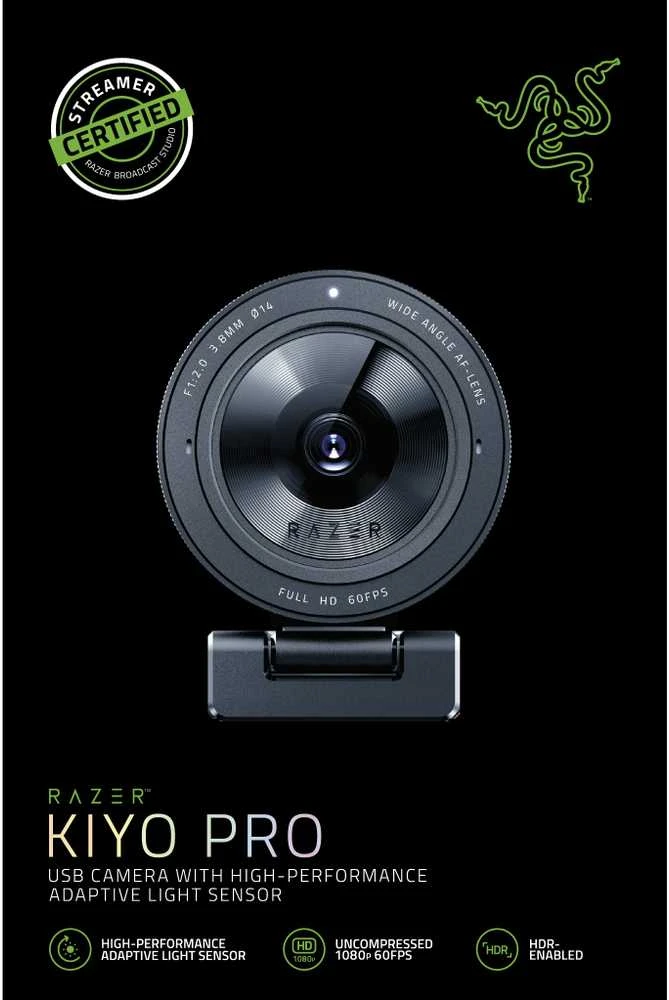 Usb Razer Camera Razer | USB Camera | Kiyo Pro | H264, modelis - RZ19-03640100-R3M1 ...