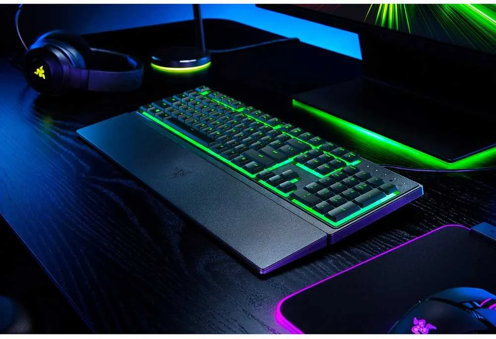 Razer | Klaviatūra žaidimams | Ornata V3 X | Klaviatūra žaidimams | su laidu | RGB LED pašvietimas | US | Silent Membrane | Juodas