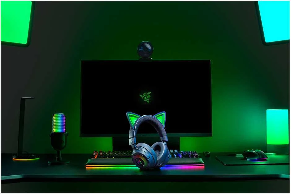 Razer | Ausinės | Kraken Kitty V3 Pro | Bluetooth | Over-Ear | Juodas