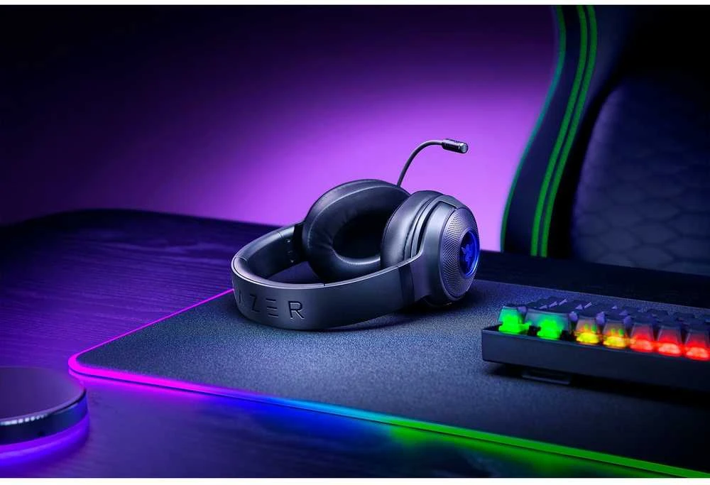 Razer Kraken V3 X žaidimų ausinės su laidu, USB Type-A Juodos