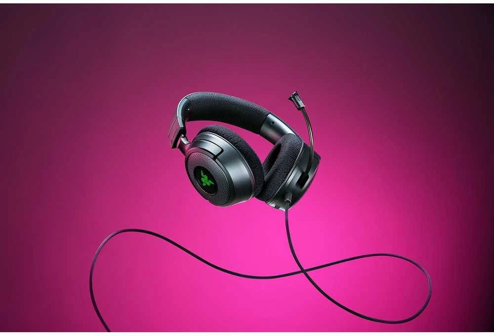 Razer Ausinės Žaidimams | Kraken V4 X | su laidu | Over-Ear | Mikrofonas | Juodas