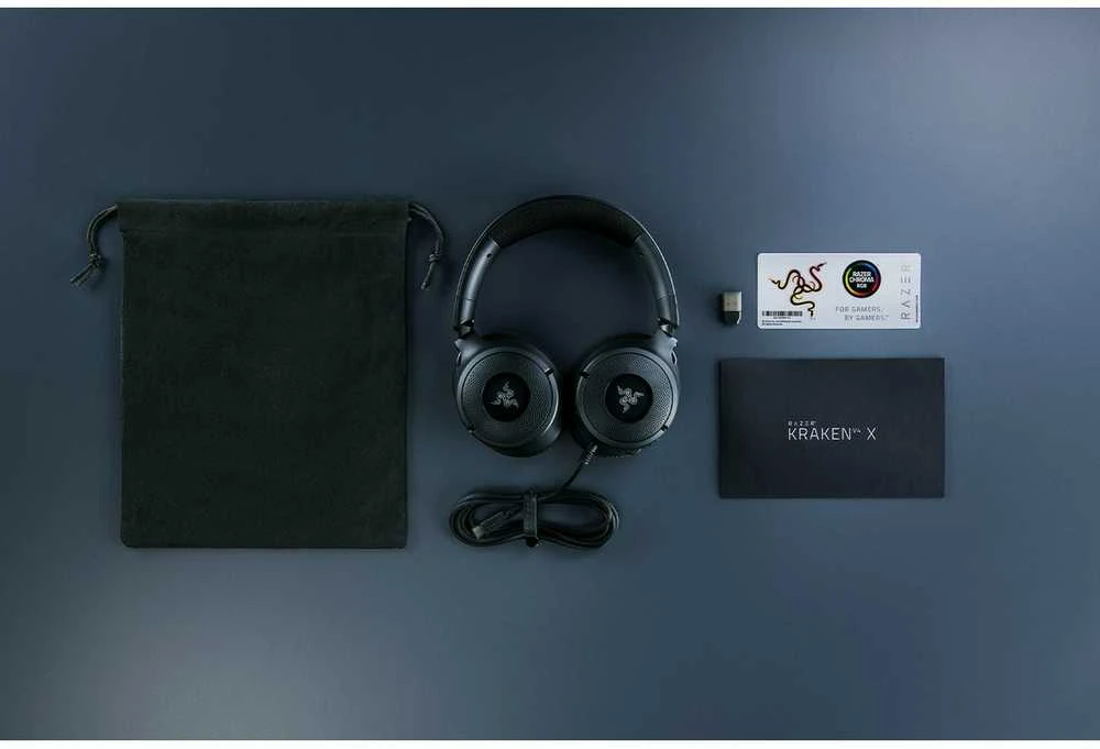 Razer Ausinės Žaidimams | Kraken V4 X | su laidu | Over-Ear | Mikrofonas | Juodas