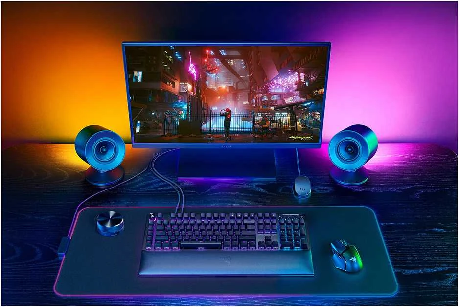 Kompiuterio kolonėlės Razer | Gaming Speakers | Nommo V2 Pro - 2.1 | Bluetooth | Belaidė jungtis | Juodas
