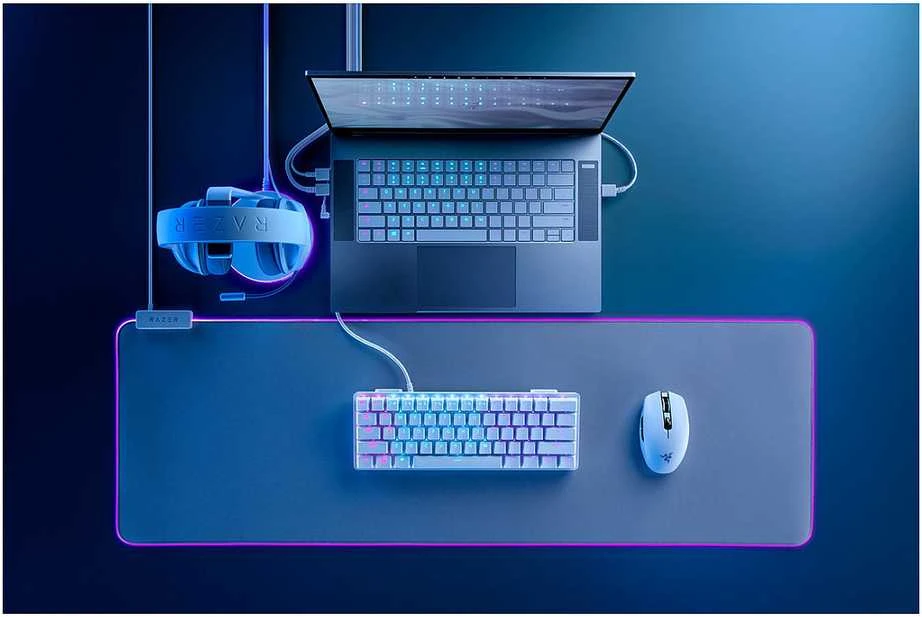 Ultra-Lengva Belaidė Žaidimų Pelė Razer Orochi V2, Balta