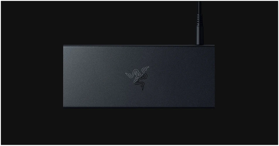 Razer USB 4 Dock – matinis korpusas su logotipu
