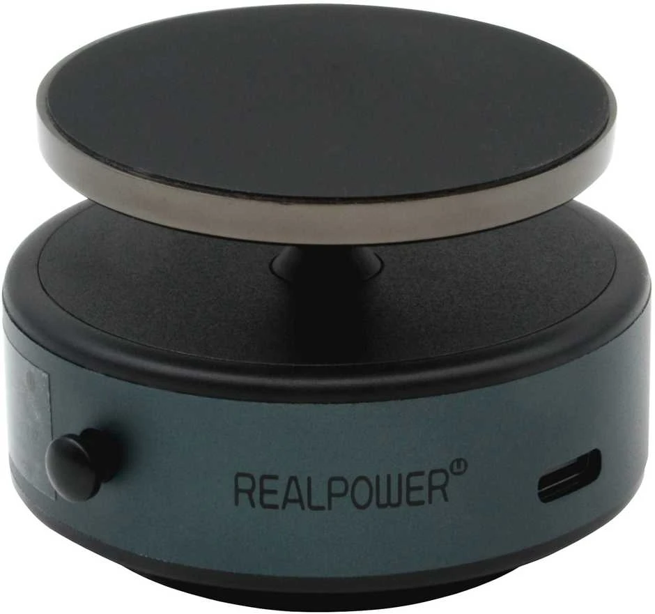 „RealPower MH-1“, mobilusis telefonas / išmanusis telefonas, pasyvus laikiklis, automobilis, juodas