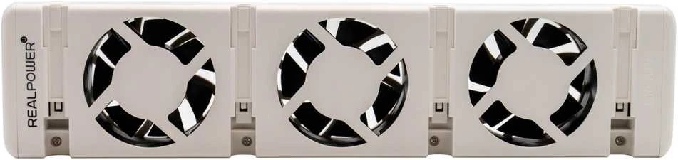 REALPOWER radiatorinės sistemos ventiliatorius, 3 sekcijos