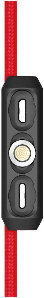 Kabelis USB Realpower USB-A - USB-C + microUSB + Lightning 1 m Raudona (439649)
