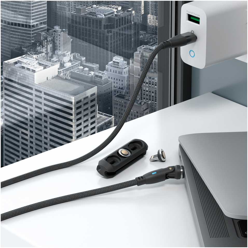 Kabelis USB Realpower USB-A - USB-C 1 m Juodas (439615)
