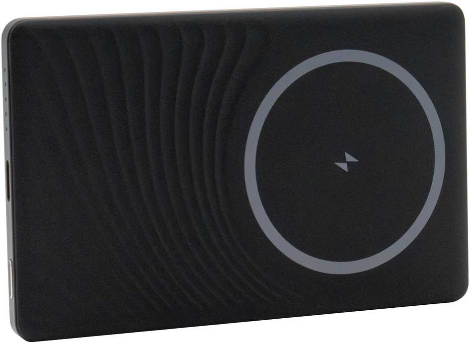 Powerbank Realpower PB-5000 MAG Ultra Slim 5000mAh Juodas