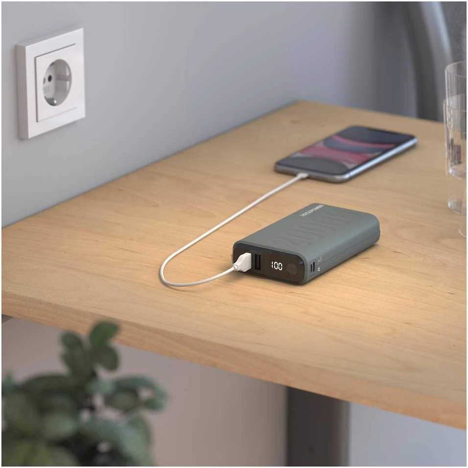 Carruzzo RealPower 333646 nešiojamasis įkroviklis 20000 mAh Žalia