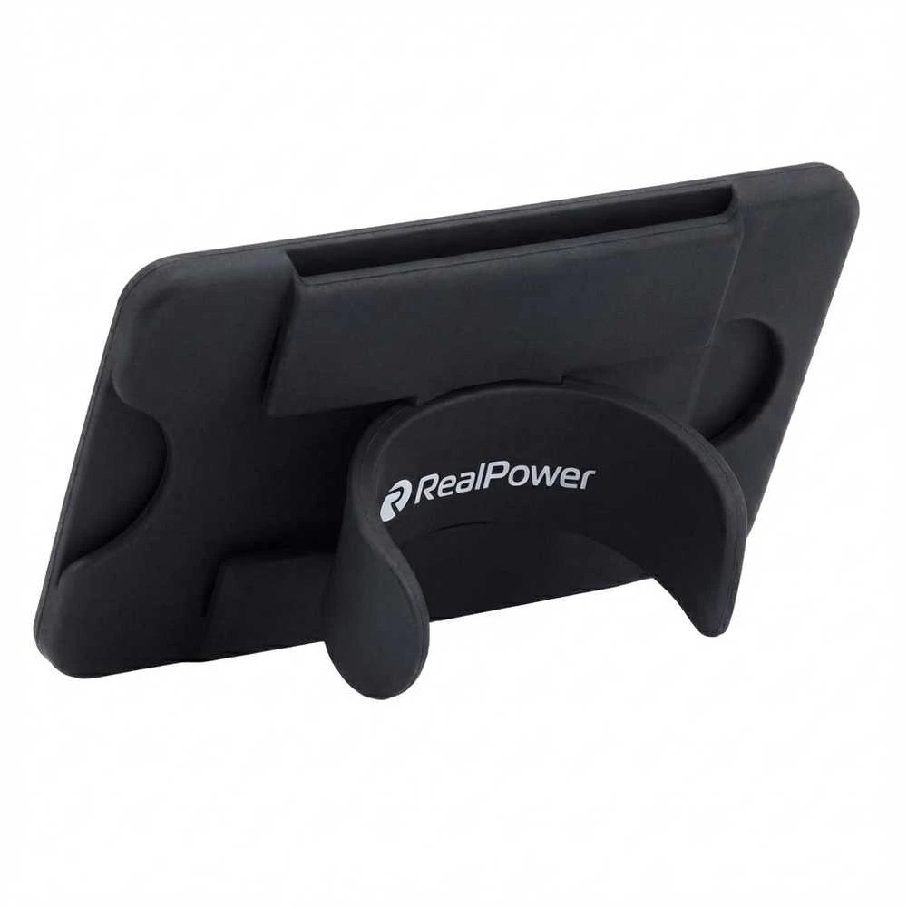 Dėklas Realpower RealPower Smartphoneständer + Smart Wallet (Kartenfach)