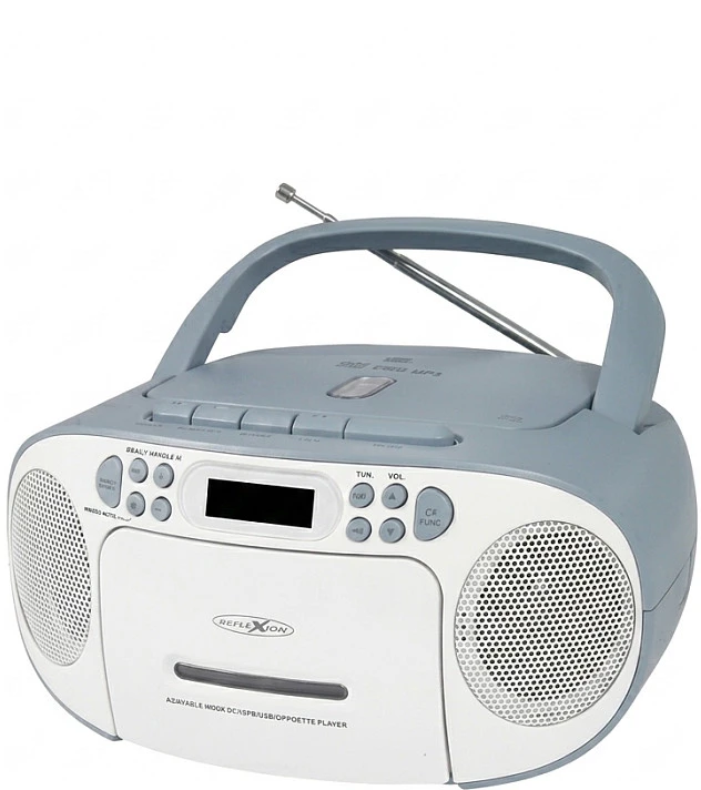 Grotuvas Reflexion RCR2260DAB Boombox balta/mėlyna