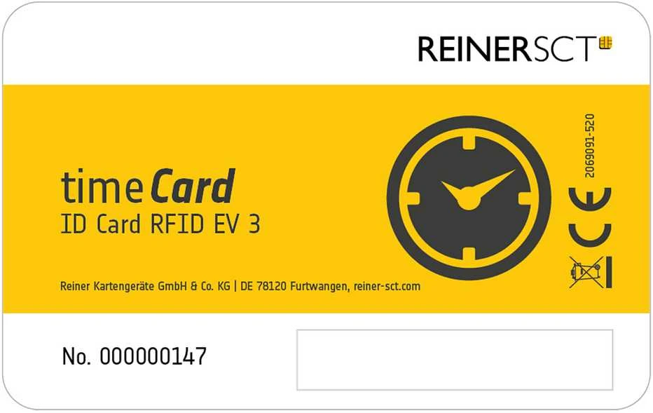 Reiner REINER SCT lustinės kortelės 25 DES timeCard ev3