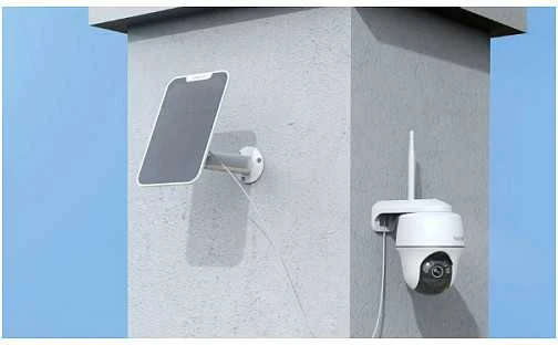 Reolink B430 + saulės energija varoma, IP apsaugos kamera, vidaus ir lauko, belaidė, sieninė, balta, kupolinė