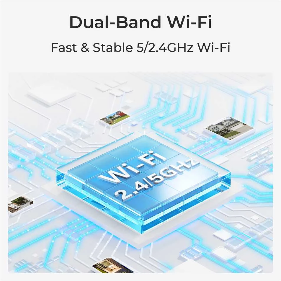 „Reolink Argus Series B340“ – 5 MP atskira lauko baterijos kamera, 5/2,4 GHz „Wi-Fi“, išmanusis aptikimas, spalvotas naktinis matymas