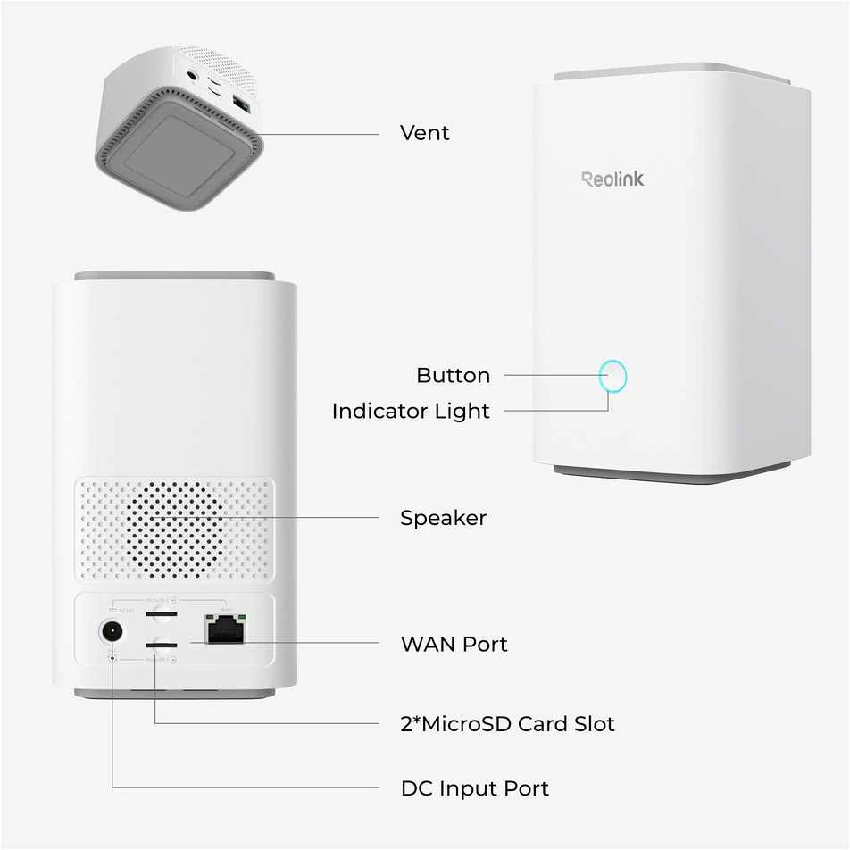 Stebėjimo sistema Reolink Home Hub 1