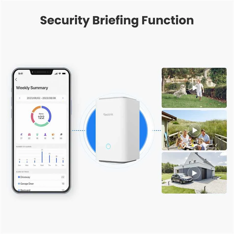 Reolink Hub 1 mit 2x Argus B310 (Baterija-WiFi)