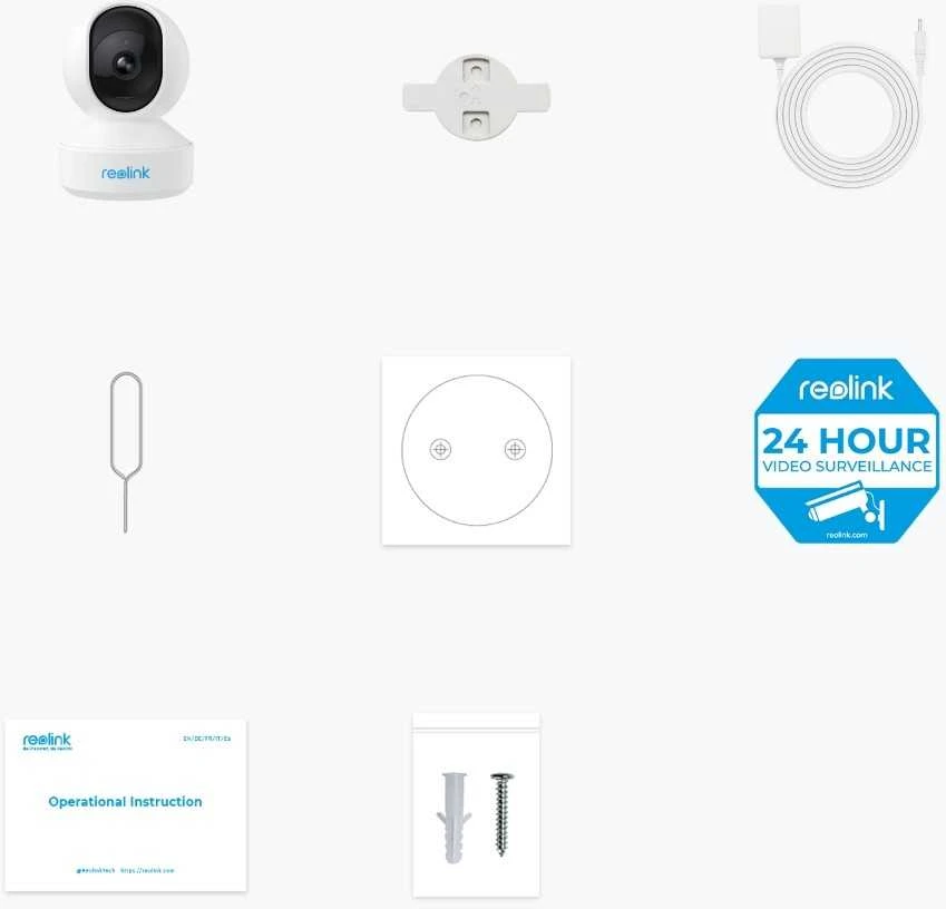 Reolink | Super HD Smart Home WiFi IP kamera | E serija E330 | PTZ | 4 MP | 4mm/F2.0 | H.264 | „Micro SD“, maks. 512 GB