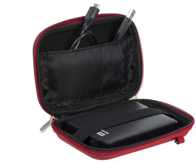 Rivacase Dėklas Riva 9101 (PU) HDD Raudona
