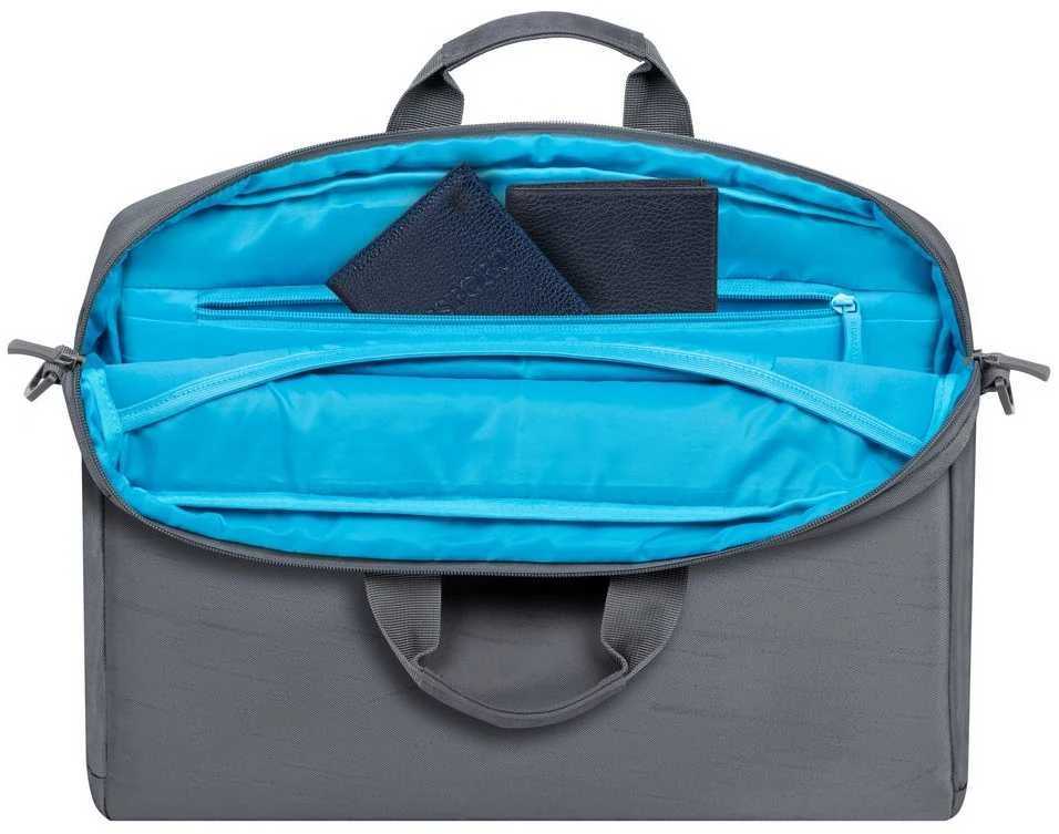 Dėklas RIVACASE 7531 pilkas Alpendorf-ECO Nešiojamas kompiuteris bag 15.6-16"