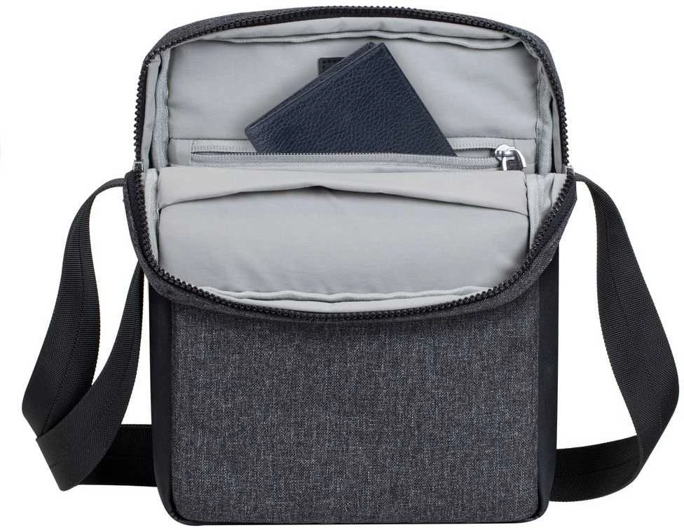 RivaCase RIVACASE 8811 juodos spalvos melange Crossbody krepšys planšetiniams kompiuteriams 11