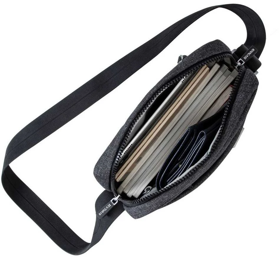 RivaCase RIVACASE 8811 juodos spalvos melange Crossbody krepšys planšetiniams kompiuteriams 11